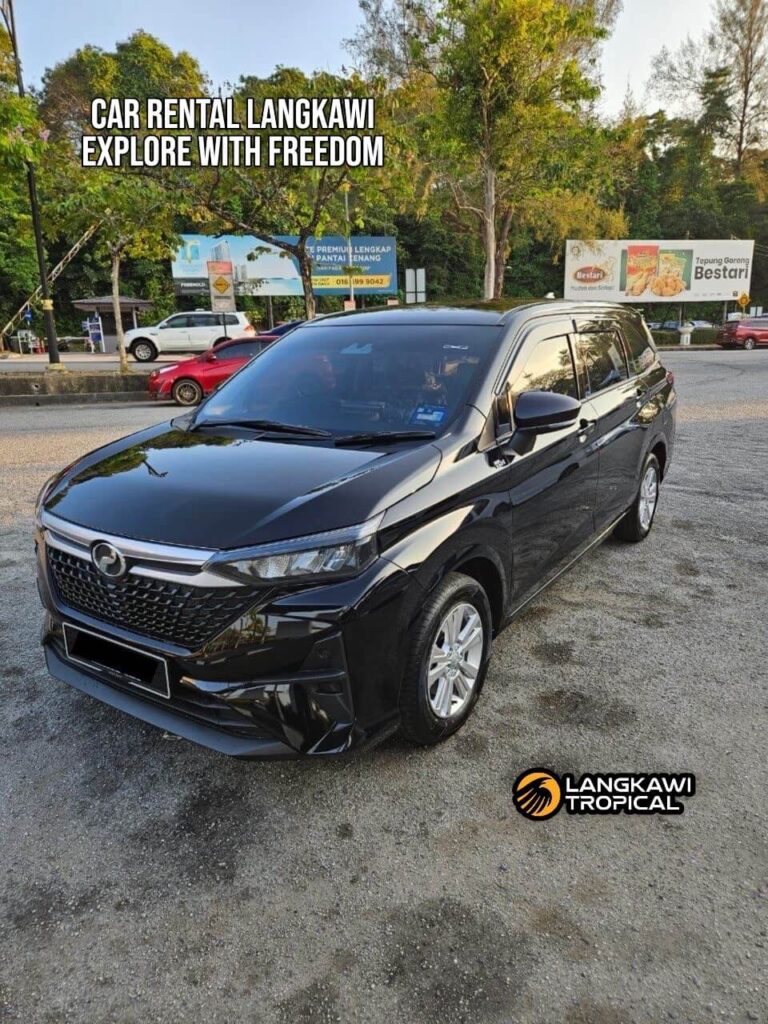 Car rental Langkawi – Perodua Alza MPV for family trips